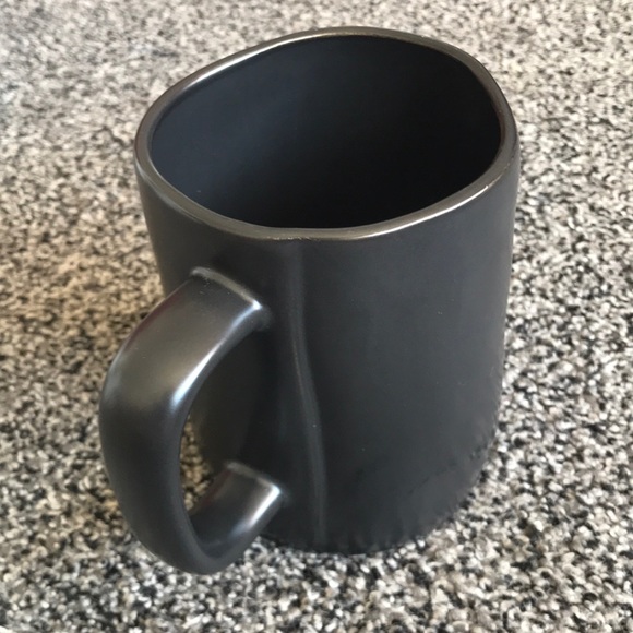 Rae Dunn WANDER  Black Ceramic Coffee Mug - Picture 4 of 6